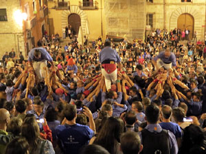 Fires de Sant Narcís 2022. Pilar a les escales de la Catedral