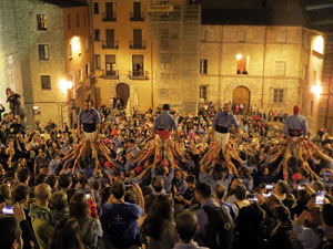 Fires de Sant Narcís 2022. Pilar a les escales de la Catedral