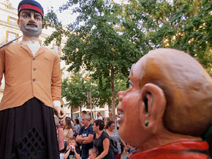 Fires de Sant Narc&iacute;s 2022. El preg&oacute;. Cercaviles de gegants i capgrossos