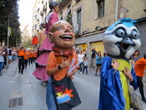 Fires de Sant Narc&iacute;s 2022. El preg&oacute;. Cercaviles de gegants i capgrossos