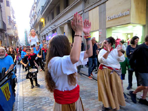 Fires de Sant Narc&iacute;s 2022. El preg&oacute;. Cercaviles de gegants i capgrossos