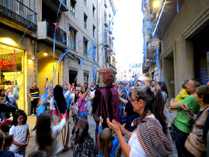 Fires de Sant Narc&iacute;s 2022. El preg&oacute;. Cercaviles de gegants i capgrossos