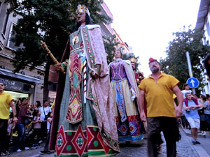 Fires de Sant Narc&iacute;s 2022. El preg&oacute;. Cercaviles de gegants i capgrossos