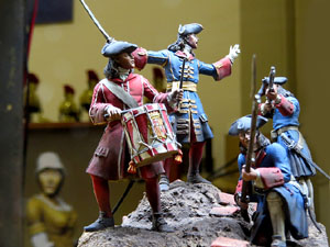 Fires de Sant Narc&iacute;s 2022. Exposici&oacute; Soldat de Plom a l'esgl&eacute;sia de Sant Lluc