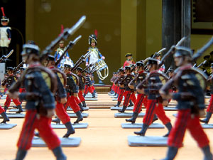 Fires de Sant Narc&iacute;s 2022. Exposici&oacute; Soldat de Plom a l'esgl&eacute;sia de Sant Lluc