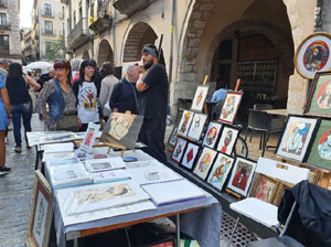 Fires de Sant Narcís 2022. Fira-mercat d'alimentació, artesania, brocanters, dibuix i pintura