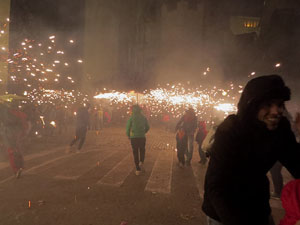 Fires de Sant Narc&iacute;s 2022. Correfoc amb els Trons de l'Onyar