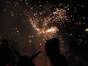 Fires de Sant Narc&iacute;s 2022. Correfoc amb els Trons de l'Onyar
