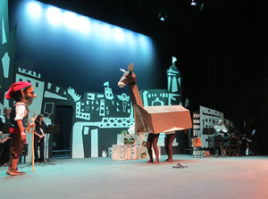 Representaci&oacute; de 'La mosca d'en Quim' per la Fal&middot;lera Gironina