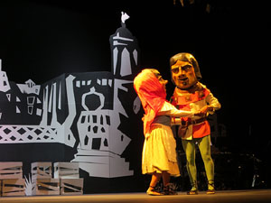 Representaci&oacute; de 'La mosca d'en Quim' per la Fal&middot;lera Gironina