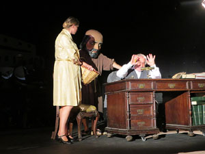 Representaci&oacute; de 'La mosca d'en Quim' per la Fal&middot;lera Gironina