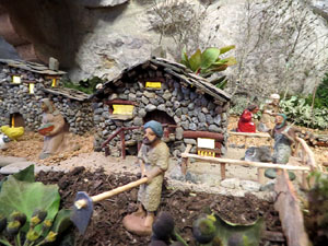 Nadal 2022. El pessebre de Can Ramon Boix per la coral de l'ADAC. Ajuntament de Girona