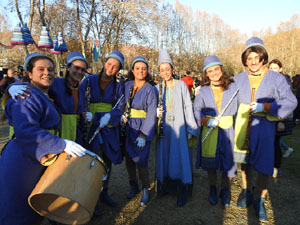 Reis 2023. El campament reial al camp de Mart al parc de la Devesa