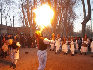 Reis 2023. El campament reial al camp de Mart al parc de la Devesa