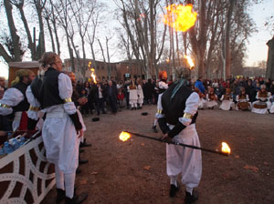 Reis 2023. El campament reial al camp de Mart al parc de la Devesa