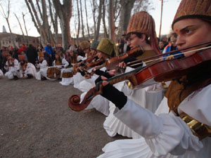 Reis 2023. El campament reial al camp de Mart al parc de la Devesa