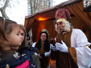 Reis 2023. El campament reial al camp de Mart al parc de la Devesa