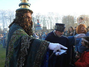 Reis 2023. El campament reial al camp de Mart al parc de la Devesa