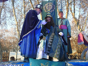 Reis 2023. El campament reial al camp de Mart al parc de la Devesa