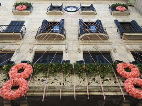 Temps de Flors 2022. Fa&ccedil;ana de l'Ajuntament