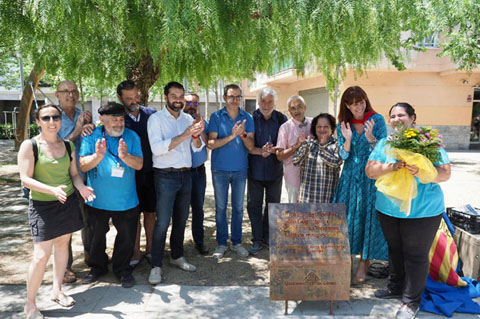 Descobriment de la placa commemorativa de l'esdeveniment