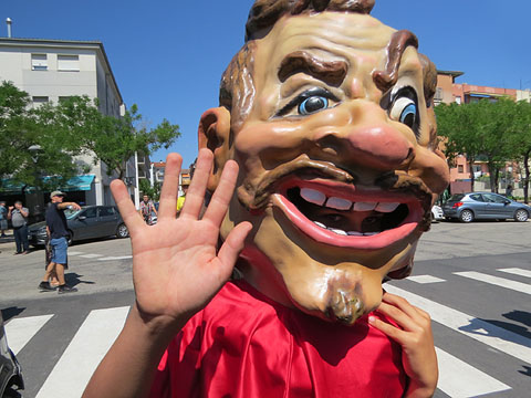 Cercavila de gegants, capgrossos i gegantons