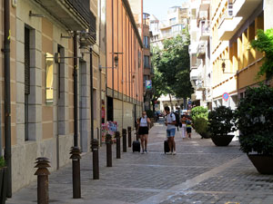 El carrer d'Anselm Clavé