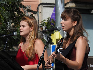 Diada Nacional 2023. Acte institucional a la pla&ccedil;a Catalunya, amb parlaments de Lluc Salellas, Miquel Noguer i Laia Ca&ntilde;igueral