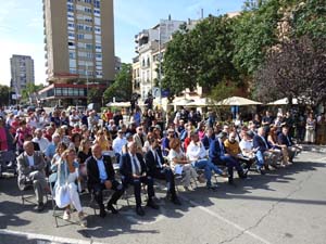 Diada Nacional 2023. Acte institucional a la pla&ccedil;a Catalunya, amb parlaments de Lluc Salellas, Miquel Noguer i Laia Ca&ntilde;igueral