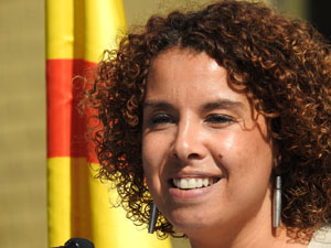 Diada Nacional 2023. Acte institucional a la pla&ccedil;a Catalunya, amb parlaments de Lluc Salellas, Miquel Noguer i Laia Ca&ntilde;igueral