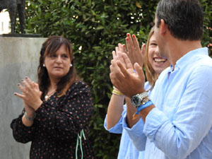 Diada Nacional 2023. Homenatge floral a Carles Rahola a la Rambla de la Llibertat