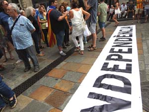 Diada Nacional 2023. Manifestaci&oacute; unit&agrave;ria per la Independ&egrave;ncia