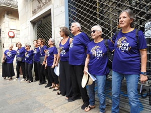 Diada Nacional 2023. Concentraci&oacute; a la pla&ccedil;a del Vi