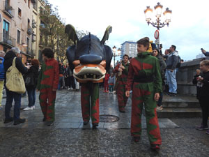 Festes de Primavera de Girona 2023. Despertada del petit Drac Major