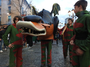 Festes de Primavera de Girona 2023. Despertada del petit Drac Major