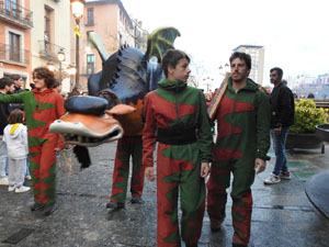 Festes de Primavera de Girona 2023. Despertada del petit Drac Major