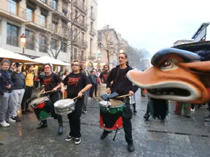 Festes de Primavera de Girona 2023. Despertada del petit Drac Major