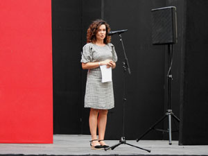 Festival Fitag 2023. Inauguraci&oacute; al pati de la Casa de Cultura de Girona