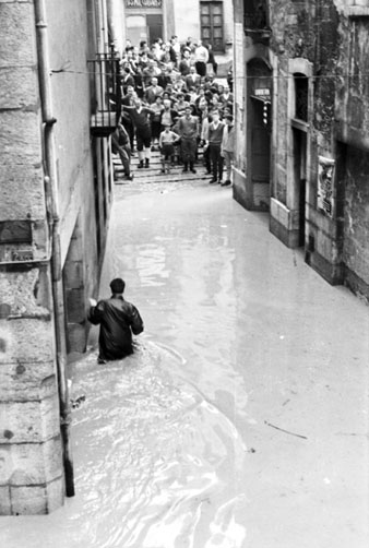 L'aiguat de 1962. Els Quatre Cantons des d'un punt elevat