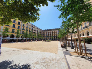 La plaça de la Independència o de Sant Agustí