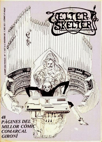 Portada de l'únic número de la revista de còmic 'Cau còmic / Helter Skelter'. La publicació tenia dos noms i dues portades. 1982-1983