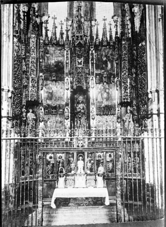 Retaule major de l'església de Sant Feliu. 1930-1936