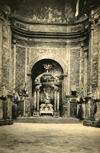 Vista de la capella de Sant Narcís. 1906