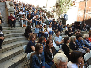 Festival Strenes 2023. Concert de Le Nais a la pujada de Sant Dom&egrave;nec