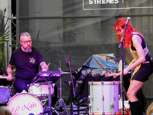 Festival Strenes 2023. Concert de Le Nais a la pujada de Sant Dom&egrave;nec
