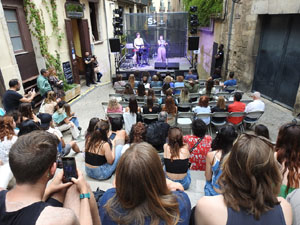 Festival Strenes 2023. Concert de Ven'nus a la pujada de Sant Dom&egrave;nec