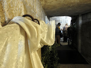 Temps de Flors 2023. Catedral - Passadís al fossat de l'absis
