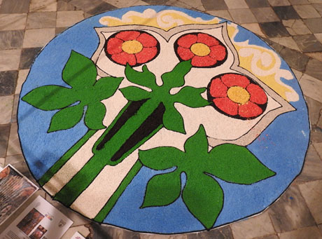 Temps de Flors 2023. Bas&iacute;lica de Sant Feliu - Interior