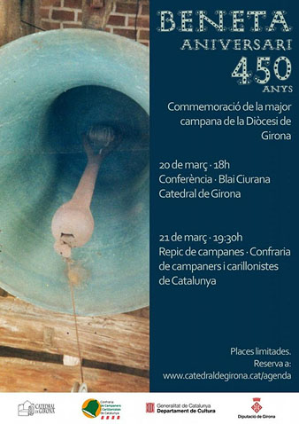 Cartell de la commemoració dels 450 anys de la campana