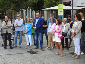 Diada Nacional 2024. Homenatge floral a Carles Rahola a la Rambla de la Llibertat